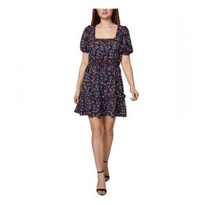 BCBGeneration Navy Floral Mini Dress